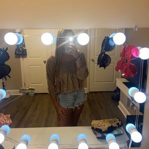 flowy american eagle top